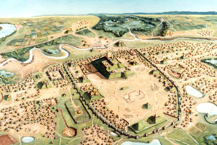 Reconstruction of Cahokia