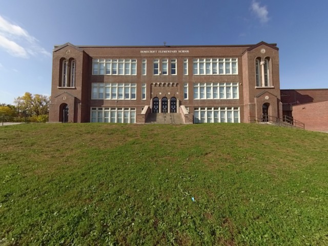 View of Homecroft school